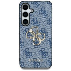 Guess HC 4G PU Big Logo case for Samsung Galaxy S25 Ultra blue