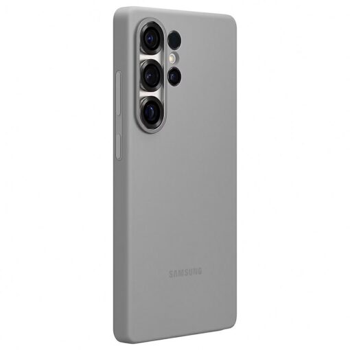 Samsung Silicone Case for Samsung Galaxy S25 Ultra Gray - Image 3