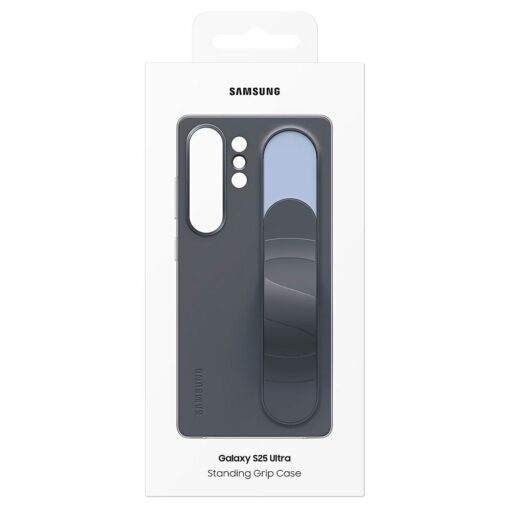 Samsung Standing Grip Case for Samsung Galaxy S25+ Black - Image 7