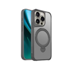 Etteri Matt Mag Ring case for iPhone 15 Pro 6,1" grey