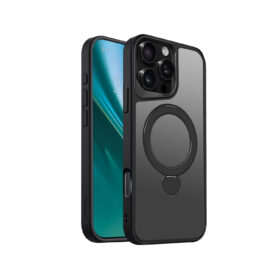 Etteri Matt Mag Ring case for iPhone 16 Pro Max 6,9" black