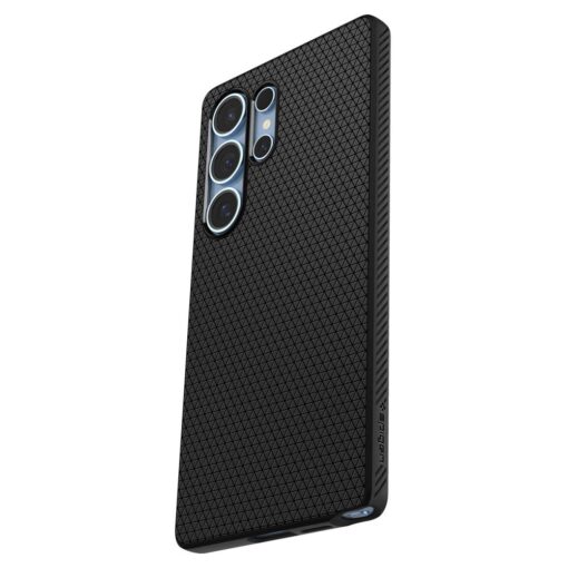 Spigen Liquid Air case for Samsung Galaxy S25 Ultra Matte Black - Image 7
