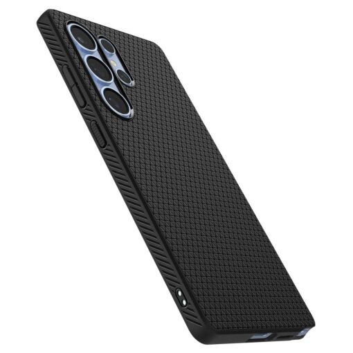 Spigen Liquid Air case for Samsung Galaxy S25 Ultra Matte Black - Image 9