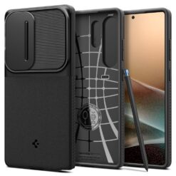 Spigen Optik Armor case for Samsung Galaxy S25 Ultra Black