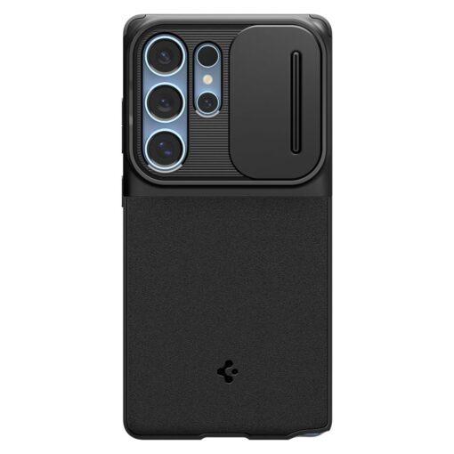 Spigen Optik Armor case for Samsung Galaxy S25 Ultra Black - Image 3