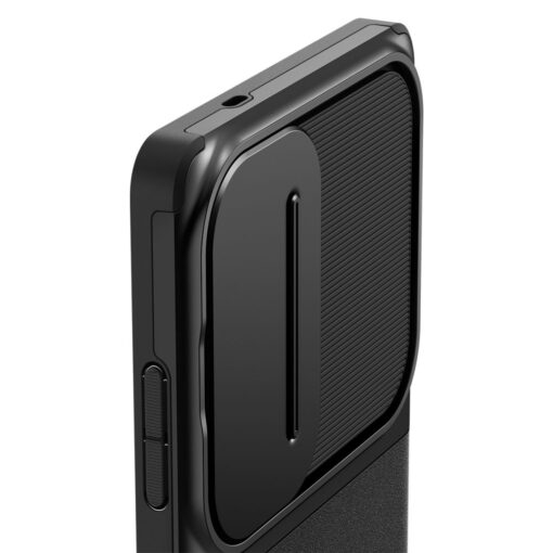 Spigen Optik Armor case for Samsung Galaxy S25 Ultra Black - Image 7