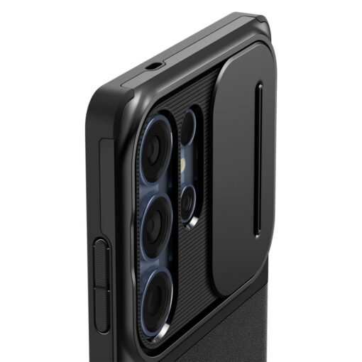 Spigen Optik Armor case for Samsung Galaxy S25 Ultra Black - Image 8