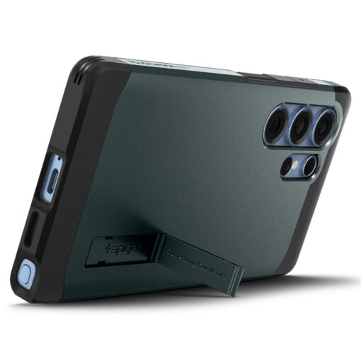 Spigen Tough Armor MagSafe case for Samsung Galaxy S25 Ultra Abyss Green - Image 12