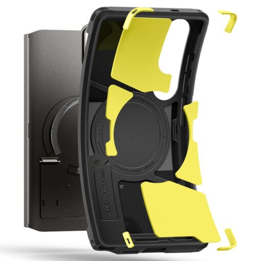 Spigen Tough Armor MagSafe case for Samsung Galaxy S25 Ultra Gunmetal - Image 8