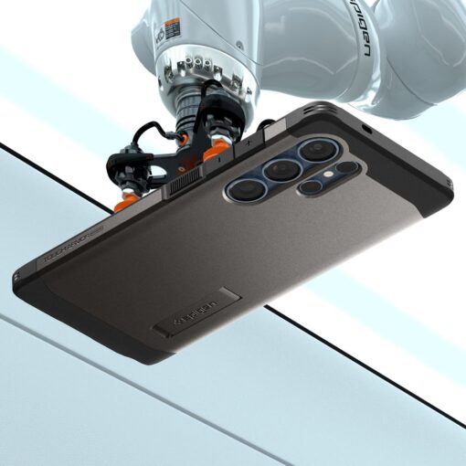 Spigen Tough Armor MagSafe case for Samsung Galaxy S25 Ultra Gunmetal - Image 13