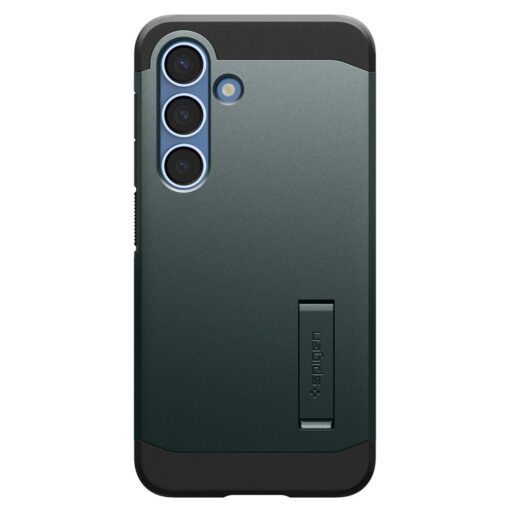 Spigen Tough Armor MagSafe case for Samsung Galaxy S25 Abyss Green - Image 2