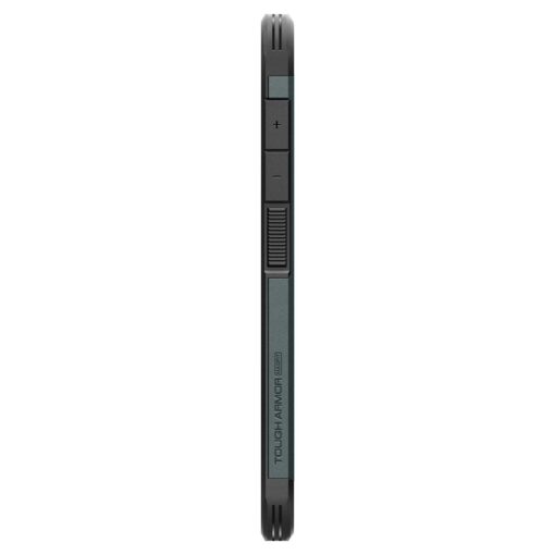 Spigen Tough Armor MagSafe case for Samsung Galaxy S25 Abyss Green - Image 4