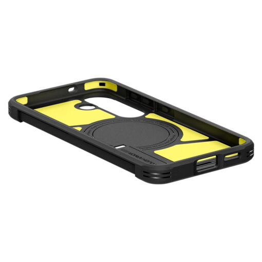 Spigen Tough Armor MagSafe case for Samsung Galaxy S25 Abyss Green - Image 6
