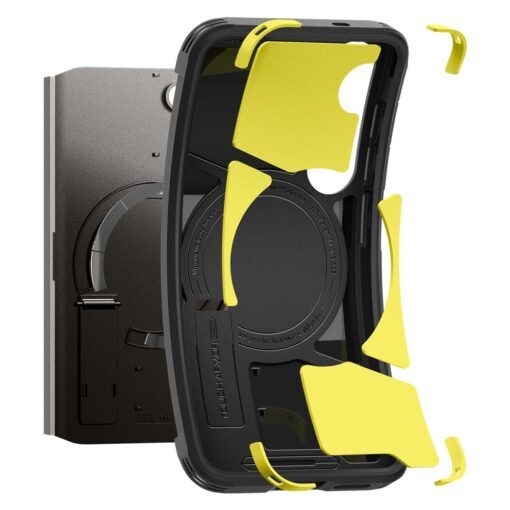 Spigen Tough Armor MagSafe case for Samsung Galaxy S25 Gunmetal - Image 7