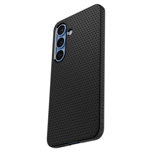 Spigen Liquid Air case for Samsung Galaxy S25 Matte Black - Image 7