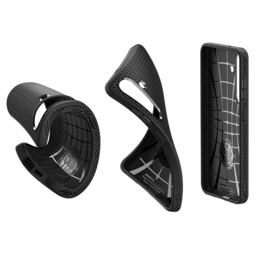Spigen Liquid Air case for Samsung Galaxy S25 Matte Black - Image 10