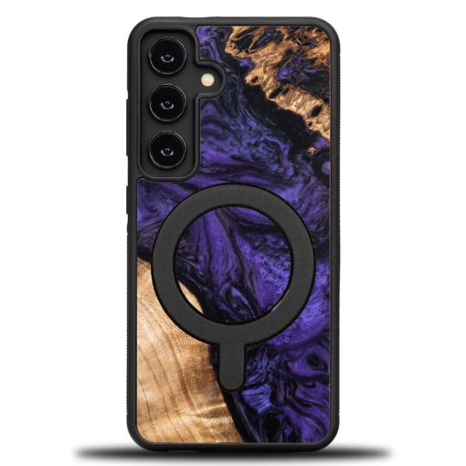 Bewood Unique case for Samsung Galaxy S24 Violet with MagSafe