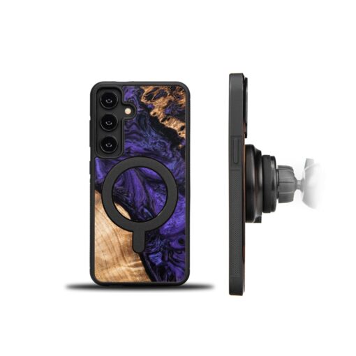 Bewood Unique case for Samsung Galaxy A55 5G Violet with MagSafe - Image 2