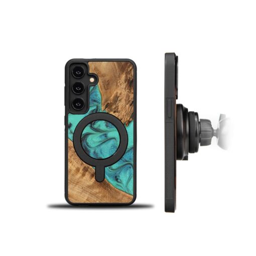 Bewood Unique case for Samsung Galaxy A55 5G Turquoise with MagSafe - Image 2