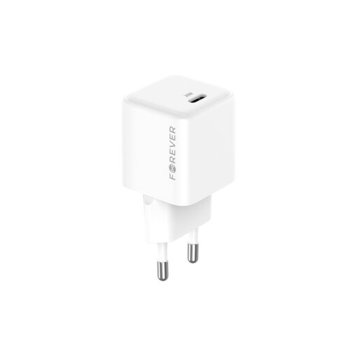 Forever TC-08-20C GaN PD QC charger 1x USB-C 20W white - Image 2