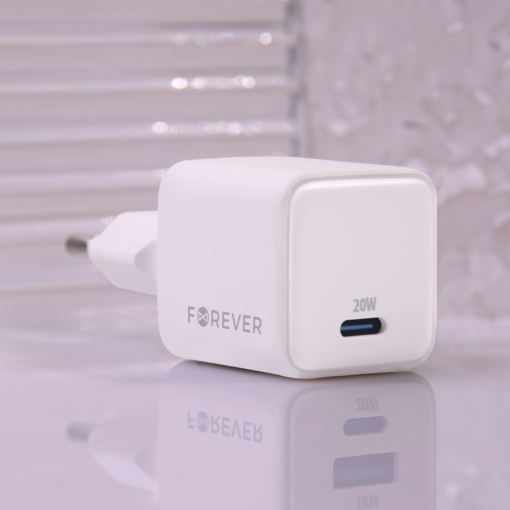 Forever TC-08-20C GaN PD QC charger 1x USB-C 20W white - Image 5