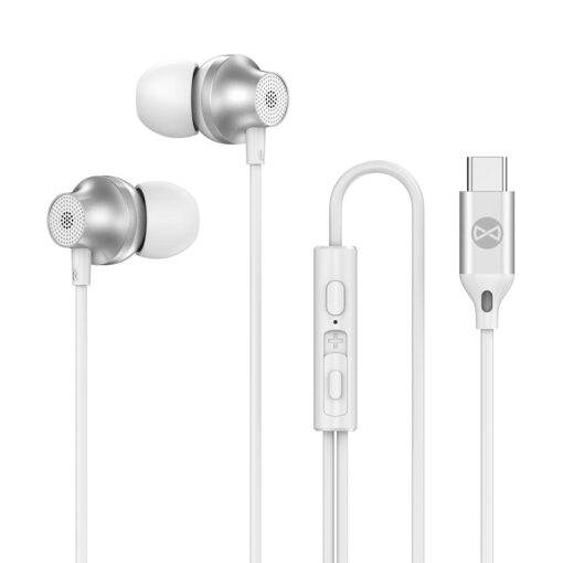 Forever wired earphones EP-02 USB-C white