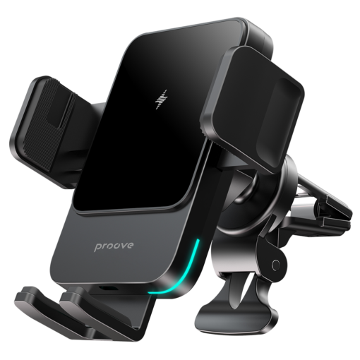 Proove Wireless Charging Car Holder Sonic 15W metal gray