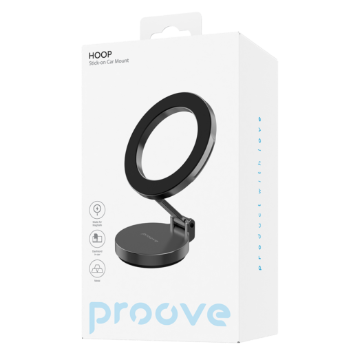 Proove ?ar Holder Hoop Stick-on Car Mount black - Image 2