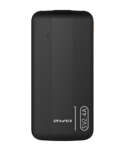 Väline aku Power Bank Awei P20K 5V/2.4A 10000mAh must