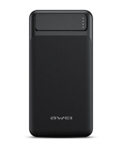 Väline aku Power Bank Awei P6K 5V/2.1A 20000mAh must