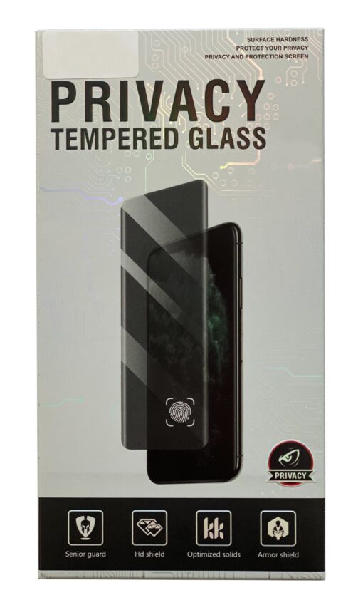 LCD kaitsev karastatud klaas Full Privacy Apple iPhone 16 Pro Max must