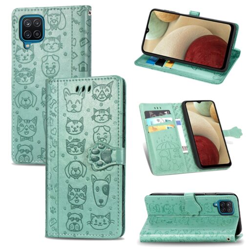 Telefoniümbris Cat-Dog Samsung A165 A16 4G/A166 A16 5G roheline