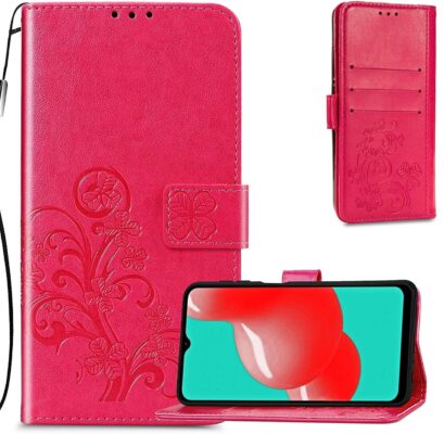 Telefoniümbris Flower Book Samsung A165 A16 4G/A166 A16 5G roosipunane