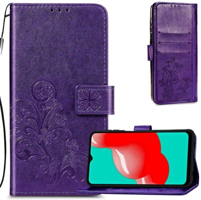 Telefoniümbris Flower Book Samsung A165 A16 4G/A166 A16 5G lillakas