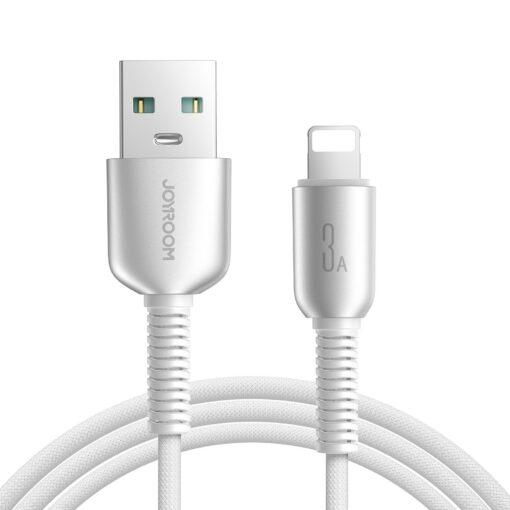 Laadimisjuhe Joyroom S-A51 USB-A to Lightning 3A 1.2m helehall