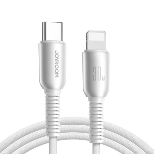 Laadimisjuhe Joyroom S-A51 USB-C to Lightning 30W 1.2m helehall