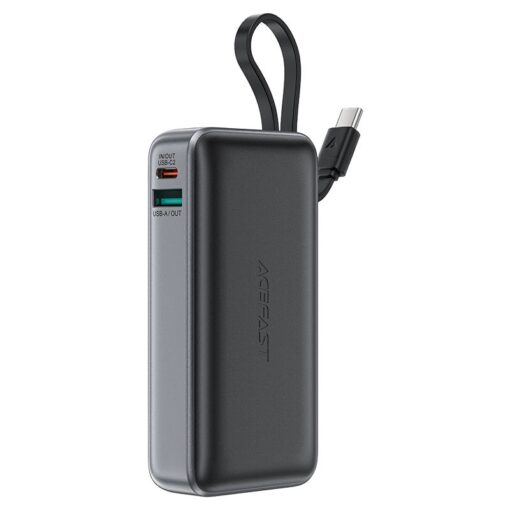 Väline aku Power Bank Acefast M7-10000 PD30W With Cable 10000mAh must