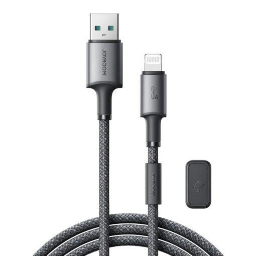 Laadimisjuhe Joyroom SA-50 USB-A to Lightning 3A 1.2m tumehall