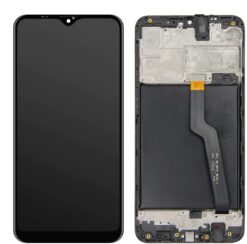 LCD ekraan Samsung A105 A10 puuteekraani ja raamiga Black ORG