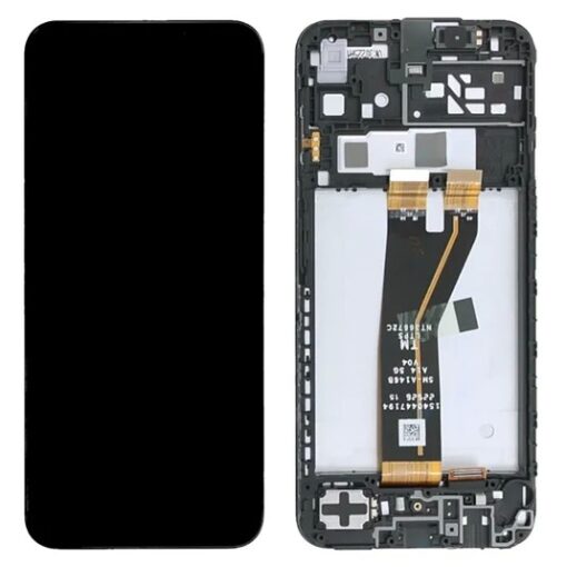 LCD ekraan Samsung A145 A14 4G puuteekraani ja raamiga Black ORG