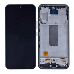 LCD ekraan Samsung A546 A54 5G puuteekraani ja raamiga Awesome Graphite OLED (real size)