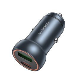 Autolaadija Borofone BZ32A USB-C/USB-A 30W hall