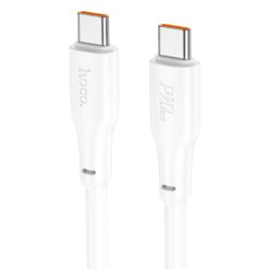 Laadimisjuhe Hoco X93 60W USB-C to USB-C 2.0m valge