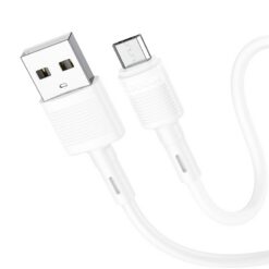 Laadimisjuhe Hoco X83 USB-A to MicroUSB 1.0m valge