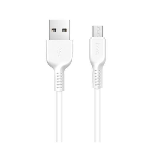 Laadimisjuhe Hoco X20 USB-A to MicroUSB 2.0m valge