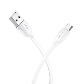 Laadimisjuhe Borofone BX19 USB-A to MicroUSB 1.0m valge