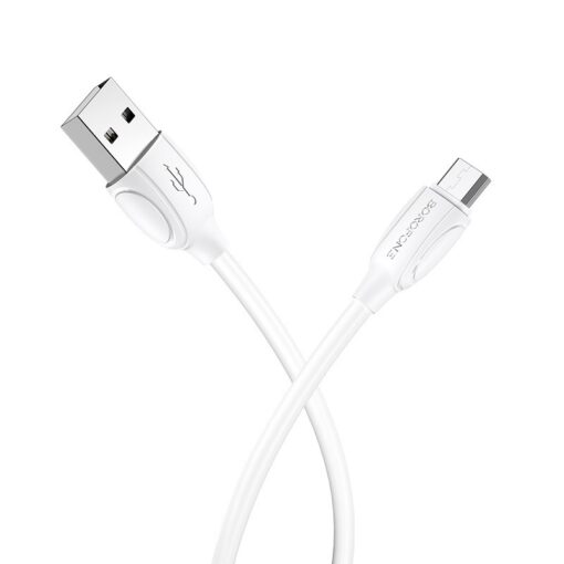 Laadimisjuhe Borofone BX19 USB-A to MicroUSB 1.0m valge