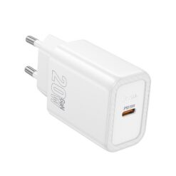 Laadija Hoco N60 20W GaN USB-C valge