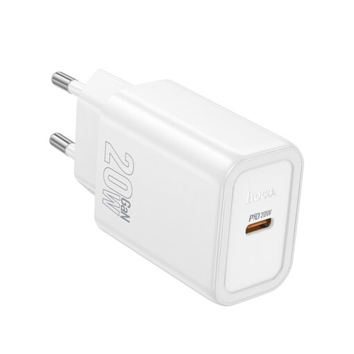Laadija Hoco N60 20W GaN USB-C valge