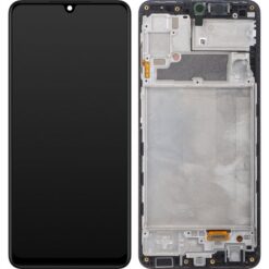 LCD ekraan Samsung A225 A22 4G puuteekraani ja raamiga originaal Black (service pack)